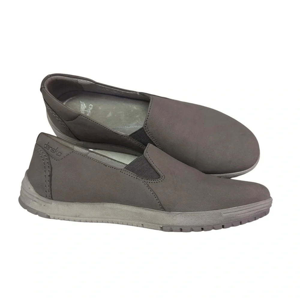 Dansko Gray Flats Comfortable Slip-Ons
